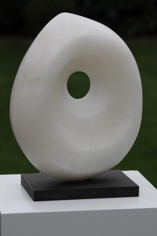 Spirale 2018, Alabaster, Höhe ca. 25 cm