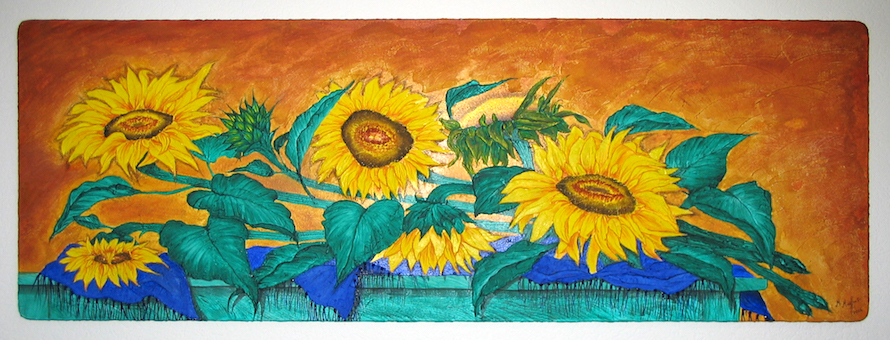 Bild "Wenn Kunst fehlt Künstler Einzeldateien:Maiffret-Martine-Sonnenblumen.jpg"